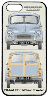 Morris Minor Traveller 1961-64 Phone Cover Vertical